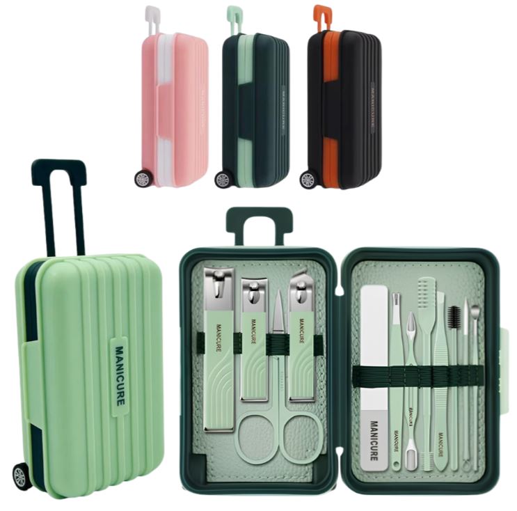 SET MANICURA VALIJA 12PCS