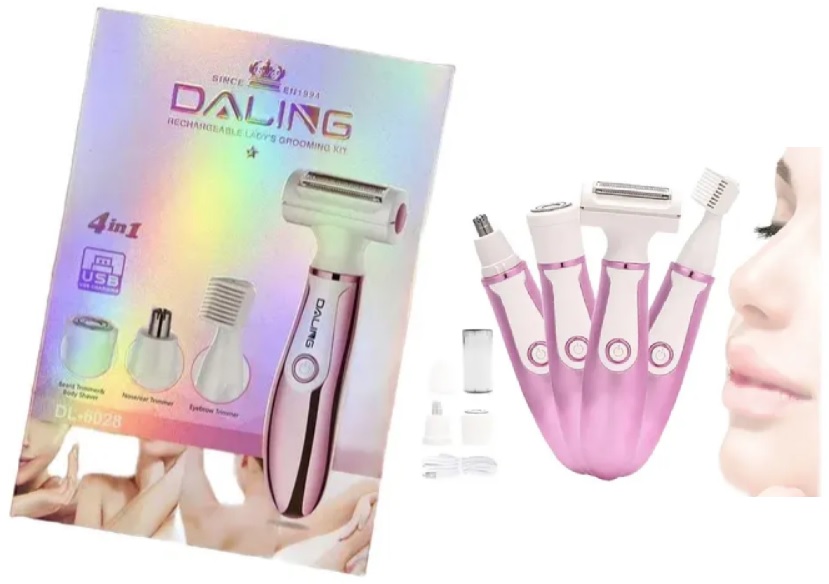 DEPILADORA DALING 4EN1 RECARGABLE !