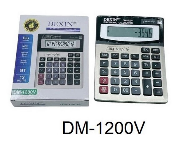 CALCULADORA 12 DIG GRANDES