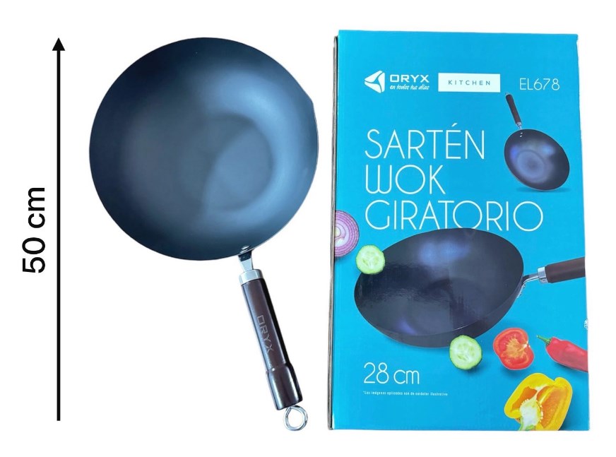SARTEN WOK ORYX GIRATORIA 28CM