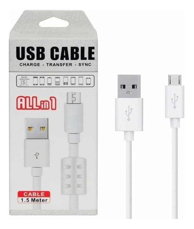 CABLE TIPO V8 1.5MTS CAJA DATOS Y CARGA ! -