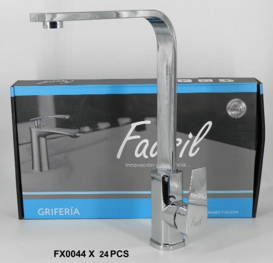 GRIFERIA RECTA FAUSIL COCINA CROMO MONOCMDO!