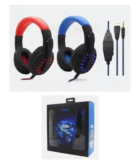 AURICULAR GAMER C MIC Y LUZ OFERTA - - - -