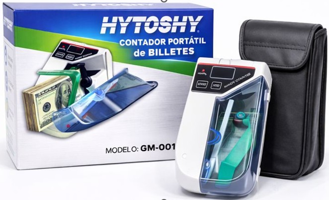 MAQUINA CONTADORA BILLETE HYTOSHY GM-001 PORTATIL