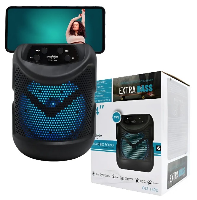 PARLANTE 4 PULG PORTATIL LED COLORS