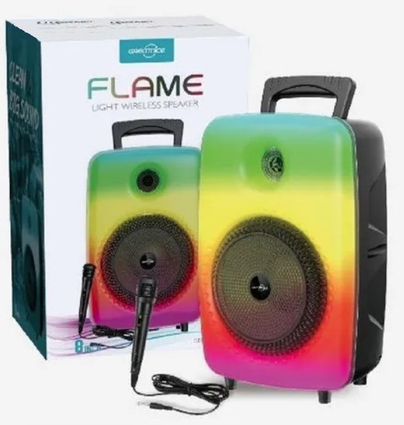 PARLANTE 8 PULG PORTATIL LED COLORS