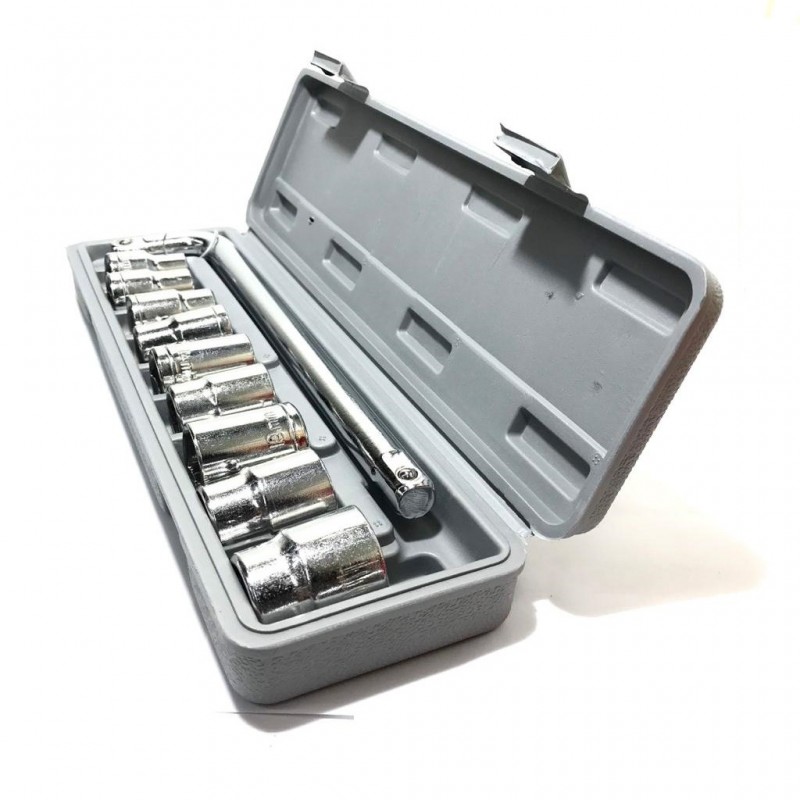 LLAVE TUBO 10PCS C ESTUCHE -