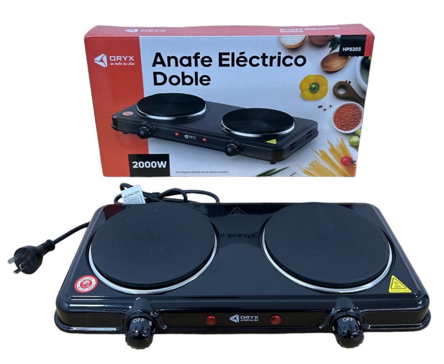 ANAFE ELECTRICO ORYX DUAL 2000W OR-HP104