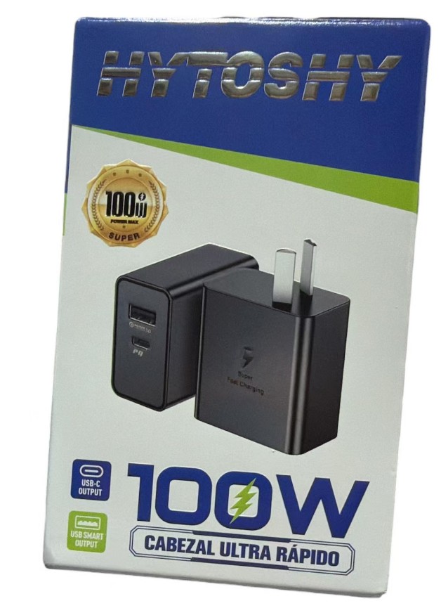 CARGADOR HYTOSHY 100W ULTRA RAPIDO