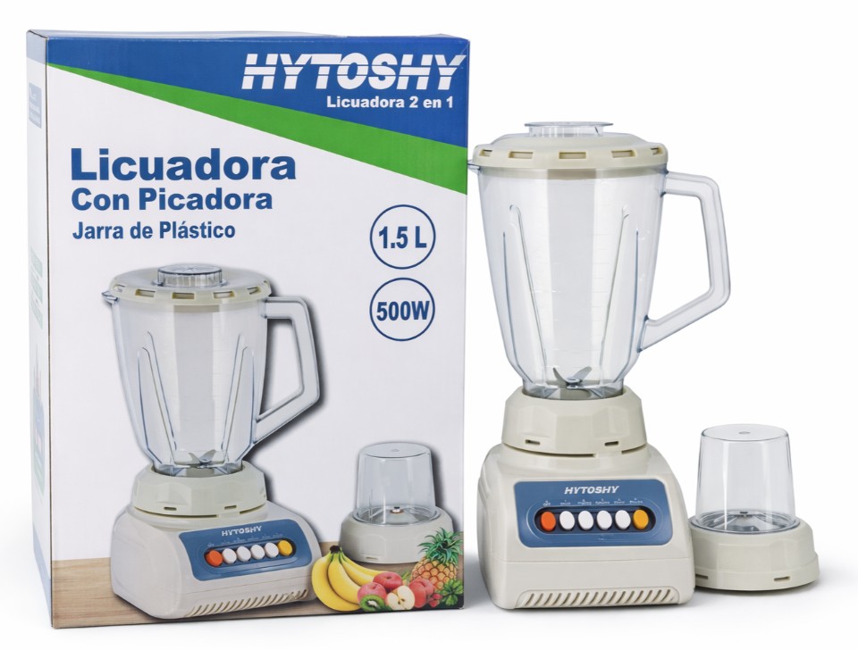 LICUADORA HYTOSHY VASO PLASTICO 500W !