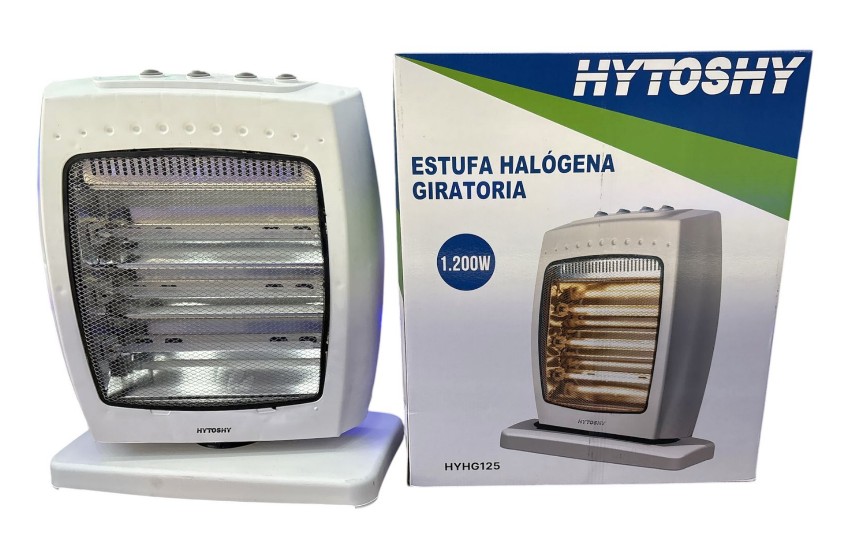 ESTUFA HYTOSHY 3 VELAS GIRATORIA HALOGENA!