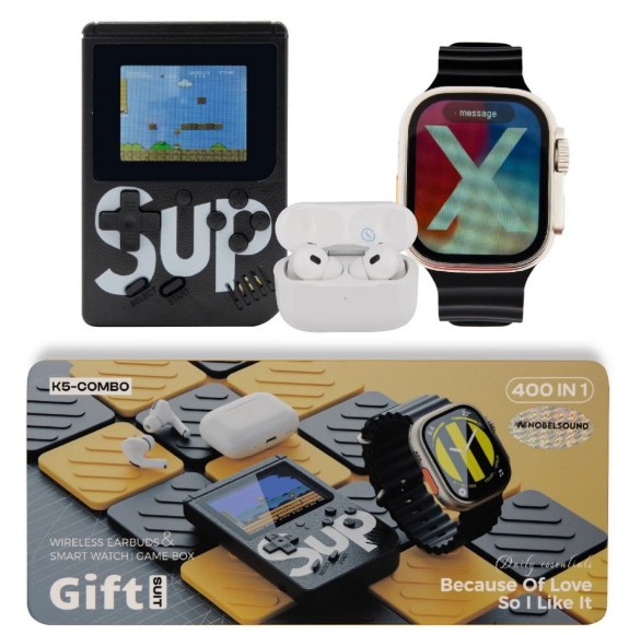 COMBO RELOJ SMART+CONSOLA+AURICULAR