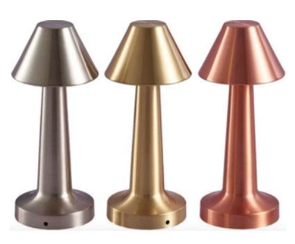LAMPARA TOUCH CONO 3 COLORES !