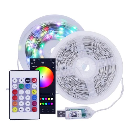 TIRA LED RGB 5MTS USB APP CTROL REMOTO -