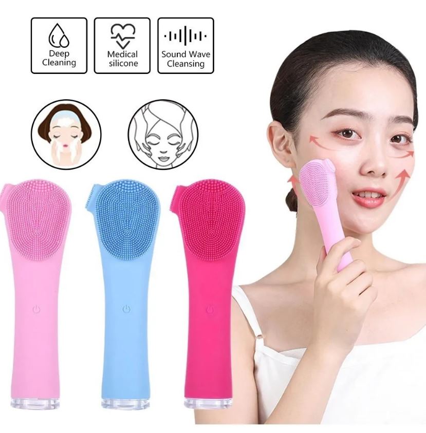 LIMPIADOR MASAJEADOR FACIAL RECARGABLE USB ! - BS