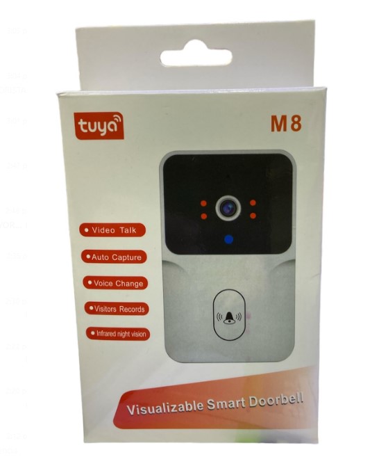 PORTERO TIMBRE WIFI APP TUYA VIDEO Y AUDIO -