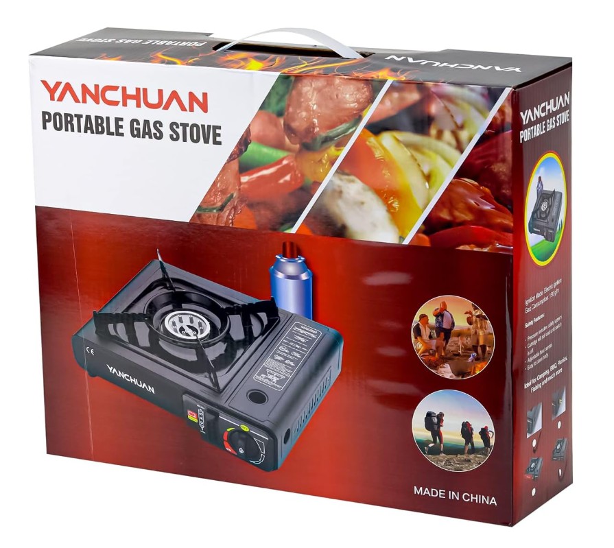 COCINA ANAFE A GAS YANCHUAN GARRAFA Y BUTANO
