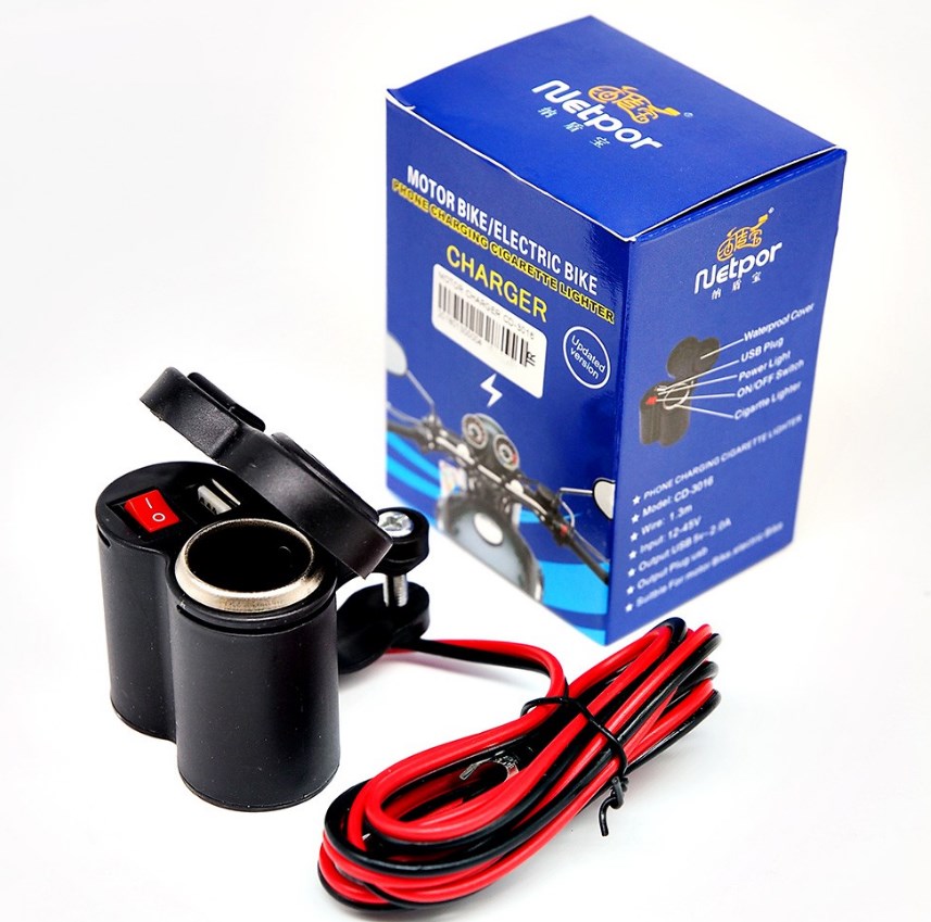 CARGADOR MOTO DOBLE P716KA !
