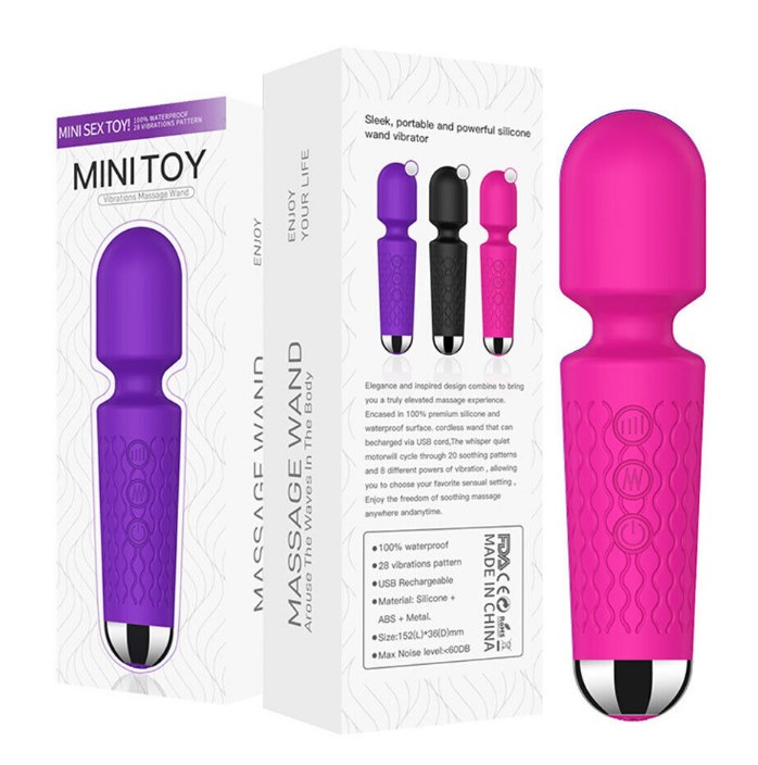 VIBRADOR MASAJEADOR 152MM RECARGABLE -