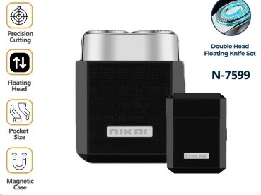 AFEITADORA NIKAI RECARGABLE USB !