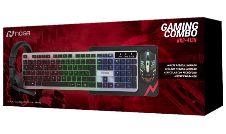 KIT GAMER NOGA 4 EN 1 NEGRO
