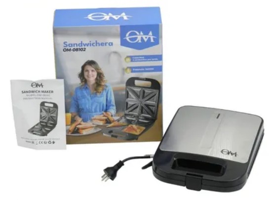 SANDWICHERA OM X4 ESPACIOS !