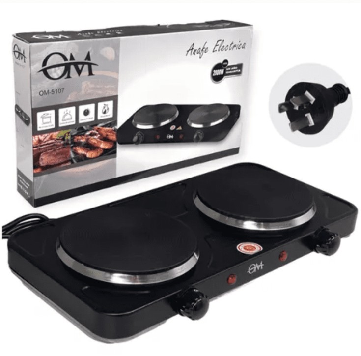 ANAFE ELECTRICO OM DUAL 2000W