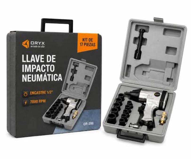 PISTOLA DE IMPACTO NEUMATICA ORYX 2 BATERIAS