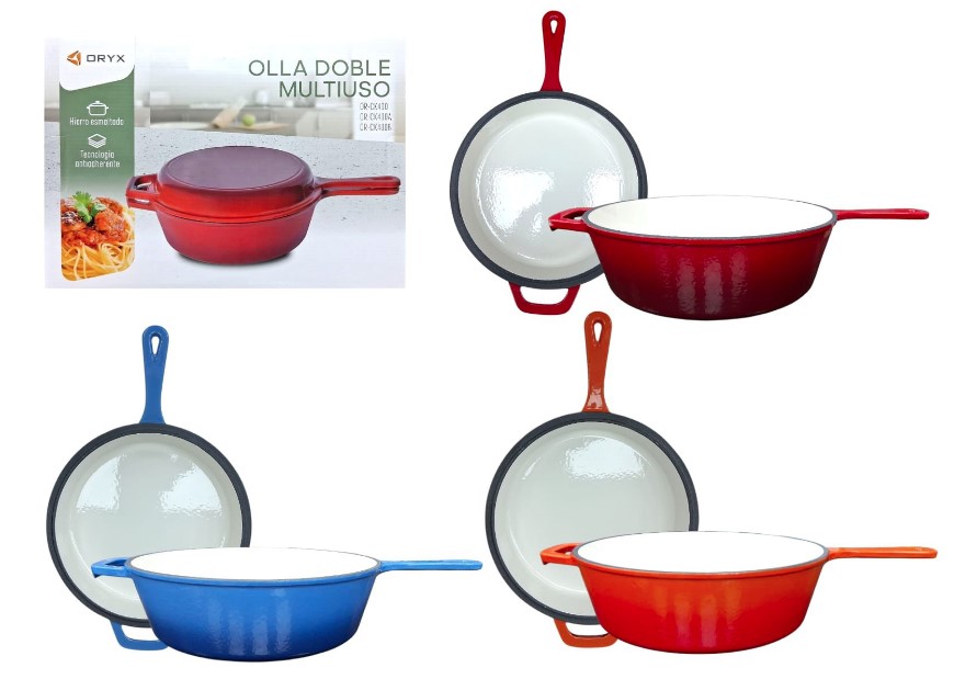 OLLA HIERRO ORYX SET DOBLE FUNCION