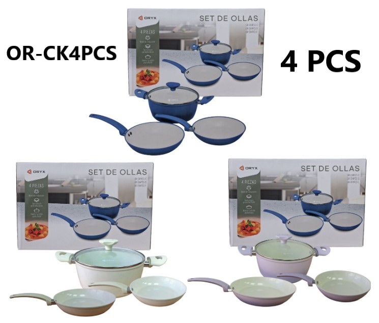 SET OLLAS ORYX X4 PCS GRANDE
