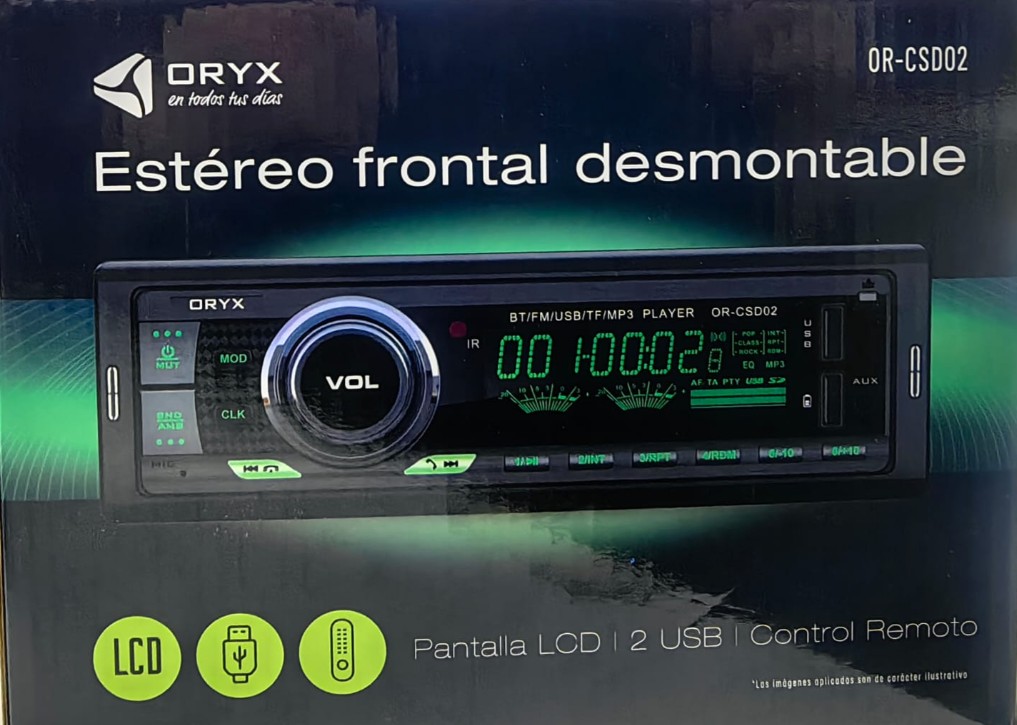 AUTO STEREO DESMONTABLE ORYX
