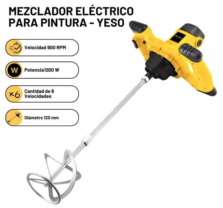 MEZCLADOR DE PINTURA Y CEMENTO