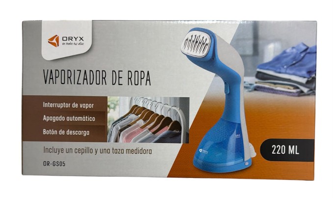 PLANCHA VAPORIZADOR ROPA ORYX VERTICAL OR-GS05