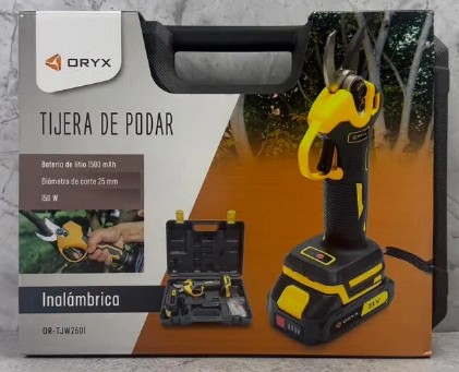 TIJERA PODAR ORYX RECARGABLE VALIJA