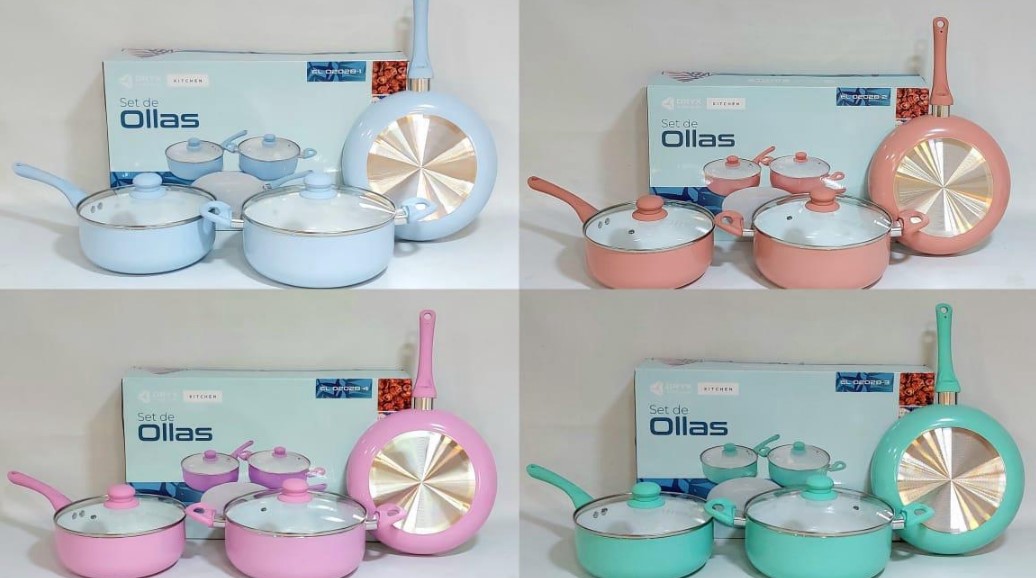 SET OLLAS ORYX CERAMICA X5 PCS