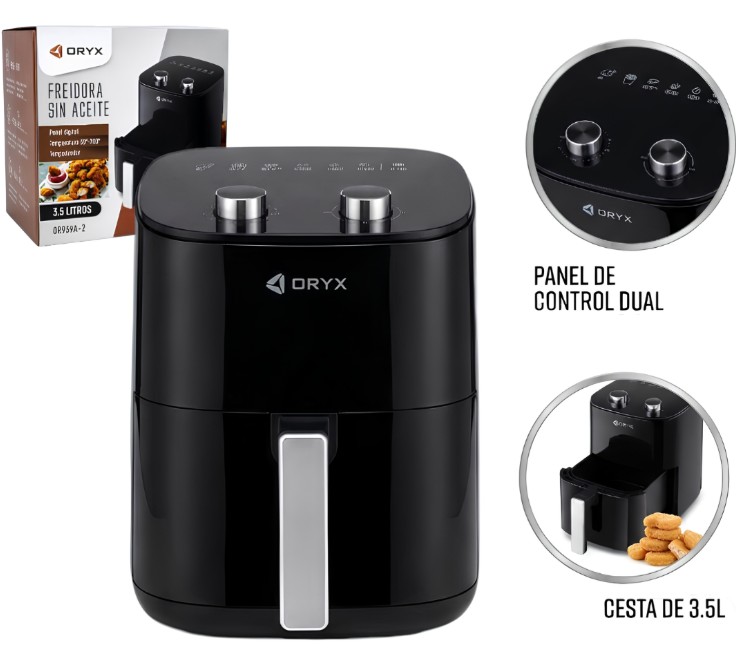 FREIDORA ORYX - SIN ACEITE 3.5LTS