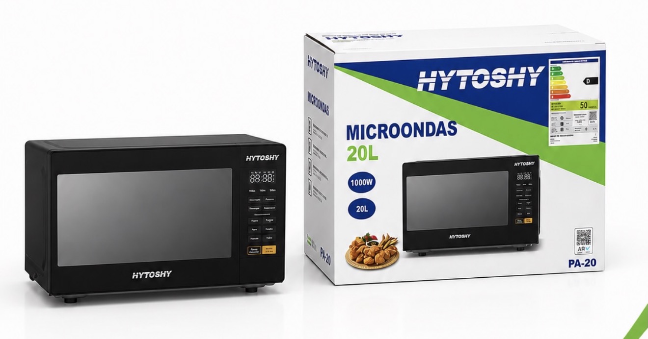 MICROONDAS HYTOSHY 20LITROS 1000W