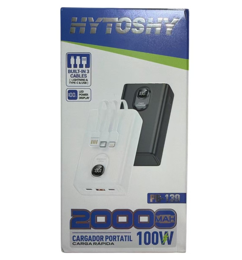 CARGADOR PORTATIL HYTOSHY POWER BANK