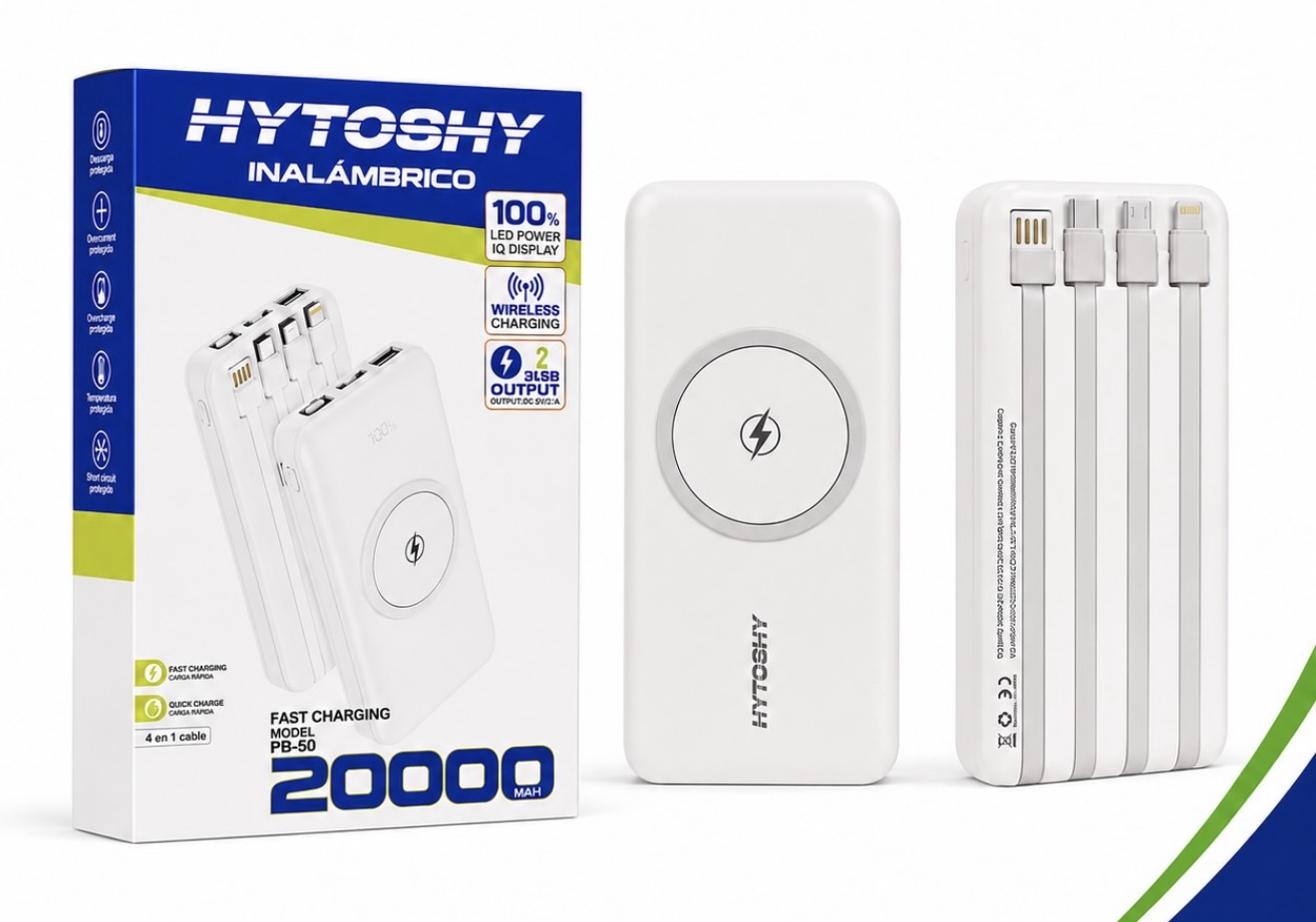 CARGADOR PORTATIL HYTOSHY POWER BANK