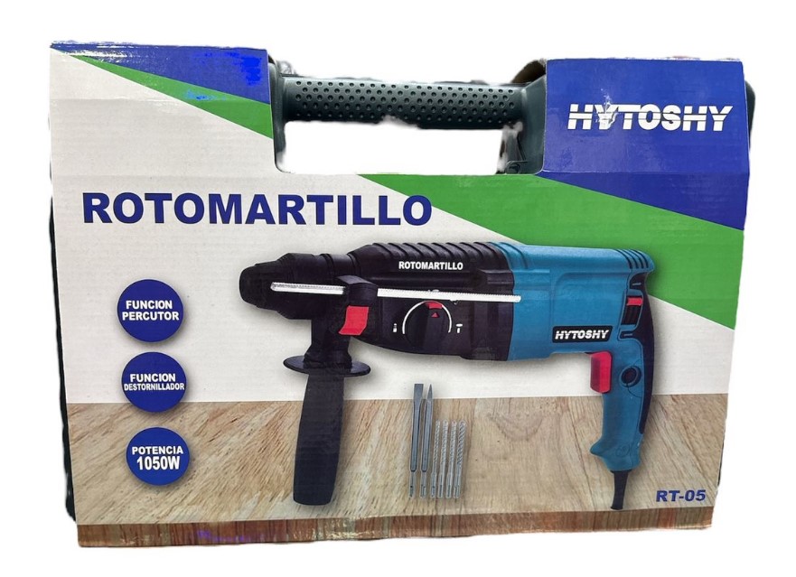 TALADRO HYTOSHY ROTOMARTILLO AZUL
