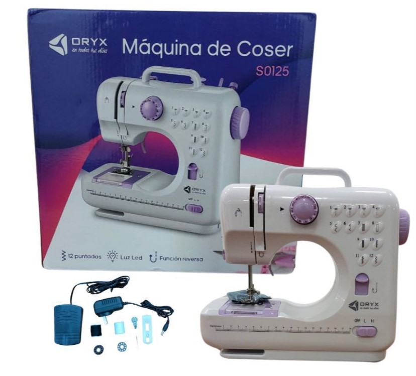 MAQUINA COSER ORYX SM-1200 GDE C PEDAL !