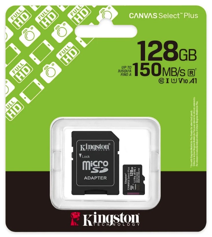 MEMORIA KINGSTON 128GB C ADAPT SD