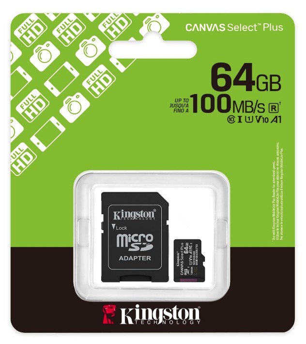 MEMORIA KINGSTON 64GB C ADAPT SD