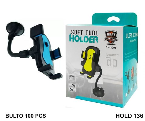 SOPORTE CELULAR AUTO TUBE HOLD-136 -