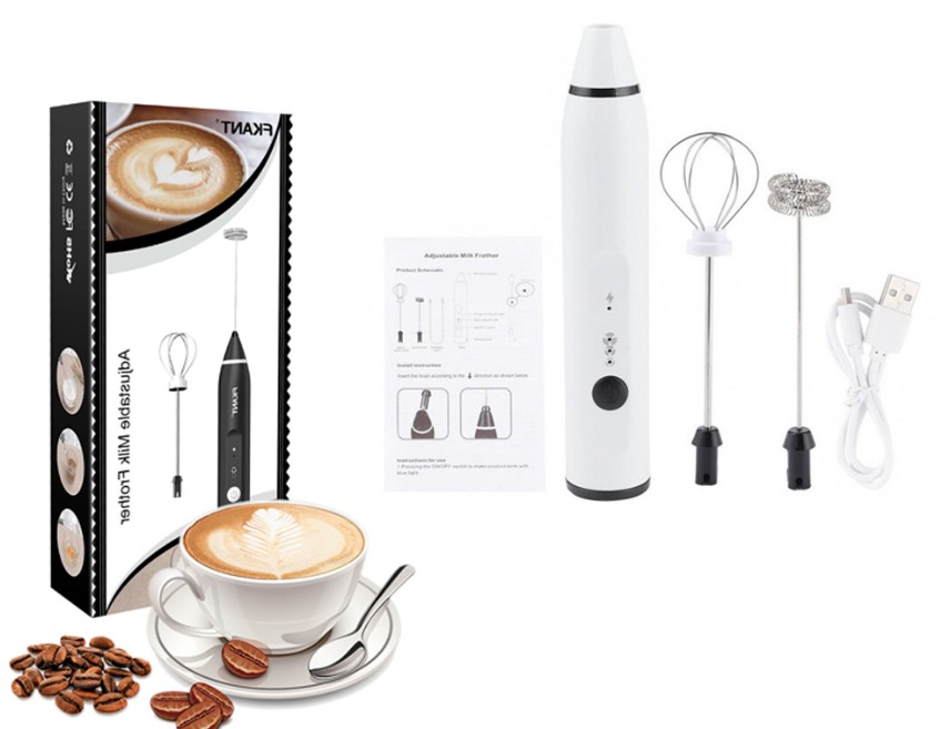 BATIDORA CAFE 2EN1 CM119 USB CAJA RECARGABLE