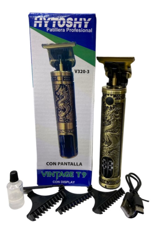 CORTA PELO HYTOSHY DRAGON VISOR METALICO USB