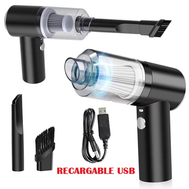 ASPIRADORA 3 EN 1 USB RECARGABLE