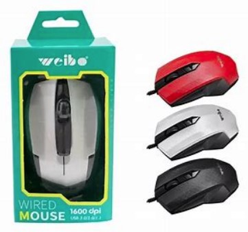 MOUSE WEIBO 3 COLORES -