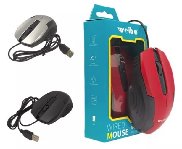 MOUSE WEIBO 3 COLORES -