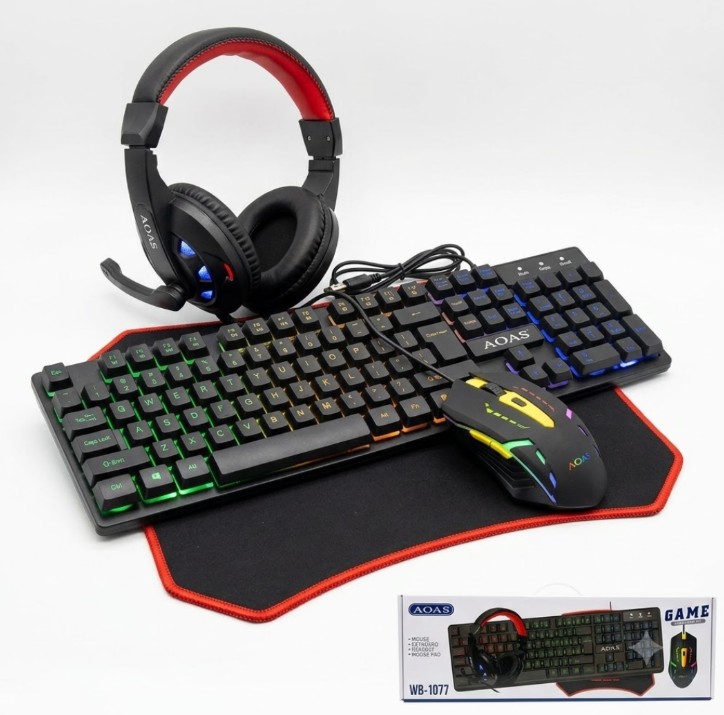 KIT GAMER 4 EN 1 NEGRO